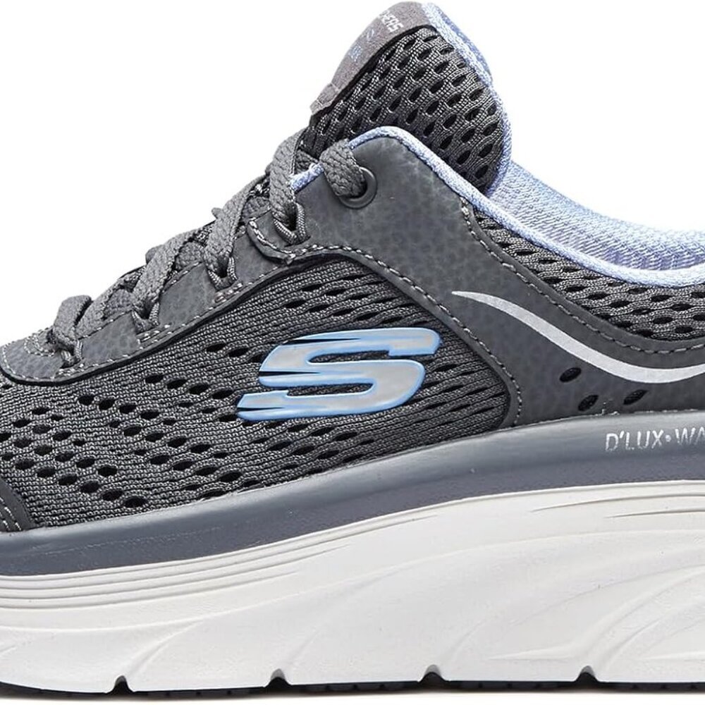 Women's Leather Sneakers Athletic Support Memory Foam Cushion Sport Walk Shoes